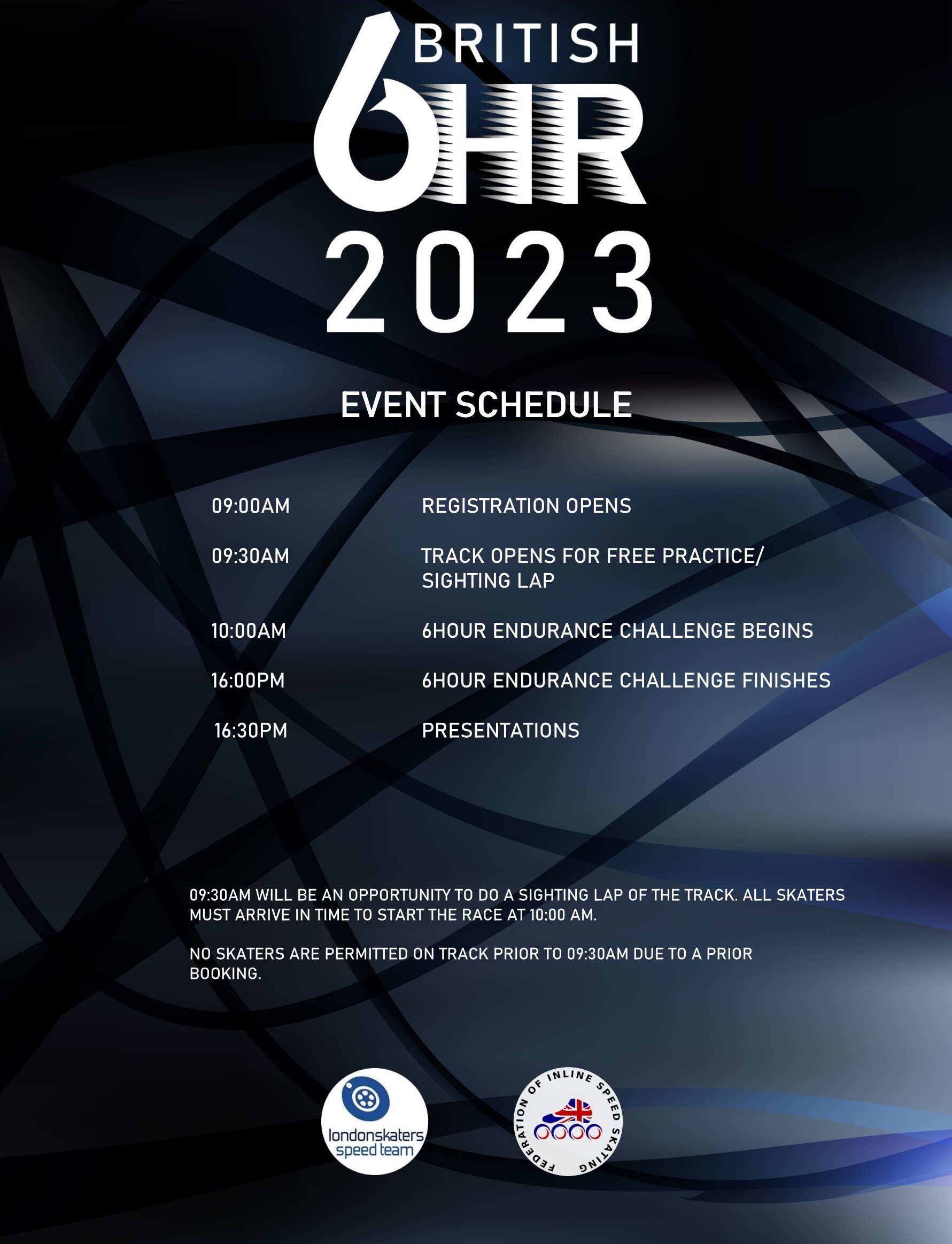 BRITISH 6HOURS ENDURANCE CHALLENGE 2023 EVENT SCHEDULE Federation of